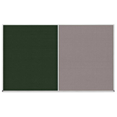 United Visual Products Enclosed Corkboard, 1 Door, 48"x36", 4" Fra UV3402-GOLD-BUFF